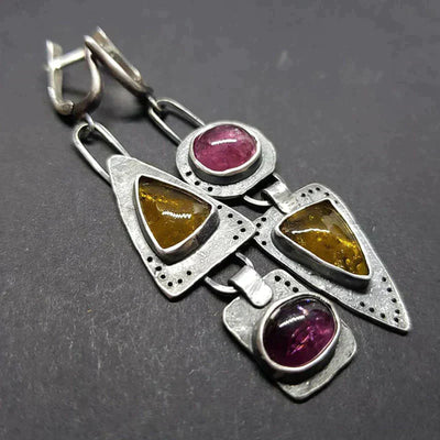 Chic Vintage Triangle Earrings