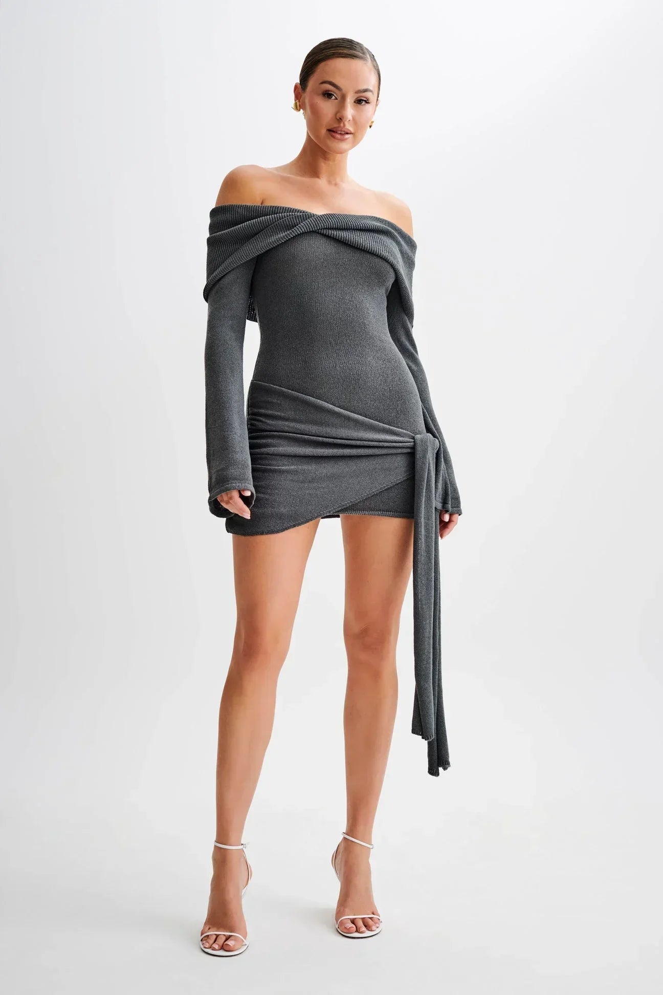 Knitted mini dress "Garden Party" – Elegant & refined