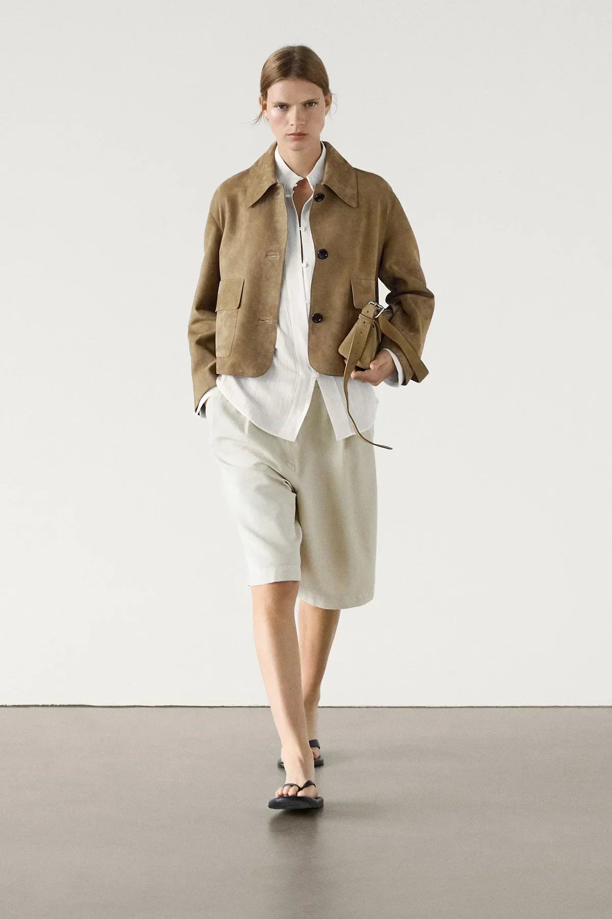 Wool collared jacket "City Brunch" – Elegant & refined