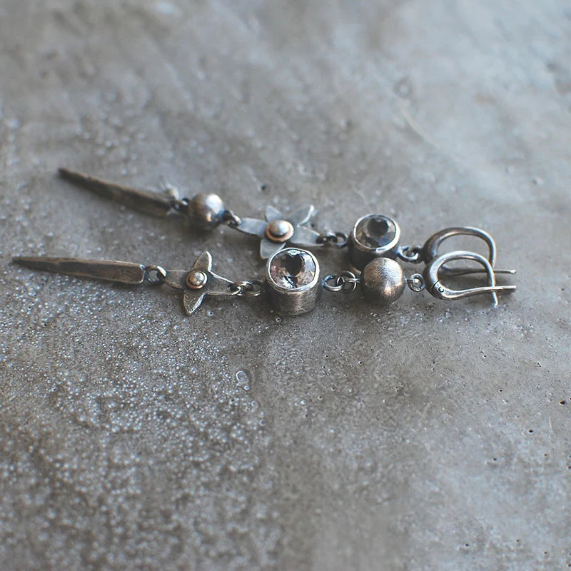Strass star earring pendant "Cocktail Hour" – Elegant & refined