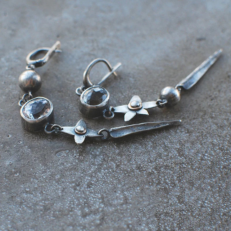Strass star earring pendant "Cocktail Hour" – Elegant & refined