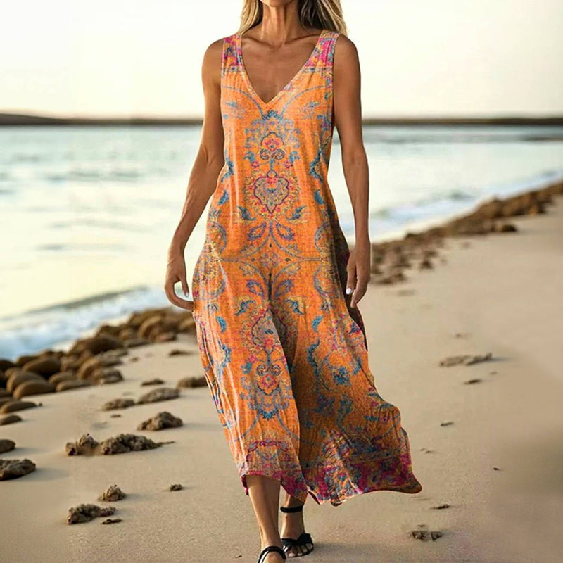 Silk dress "Family BBQ" – Fresh & feminine