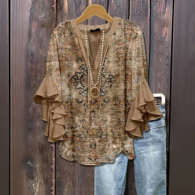 Silk blouse "Garden Party" – Pure & effortless