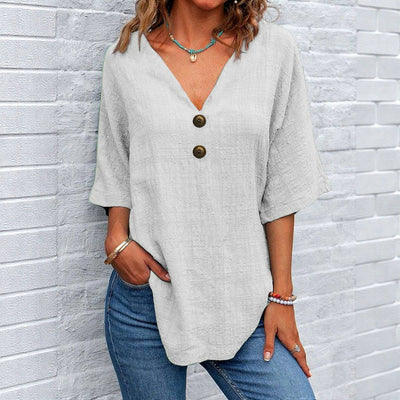 Silk blouse "Market Stroll" – Soft & sophisticated