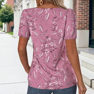 Silk blouse "Family BBQ" – Fresh & feminine