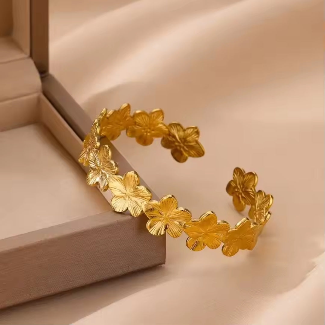 Gold bracelet "Sunset Soirée" – Elegant & vibrant