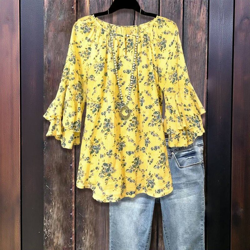 Silk blouse "Garden Party" – Fresh & feminine