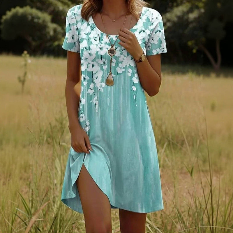 Silk dress "Morning Coffee" – Serene & chic