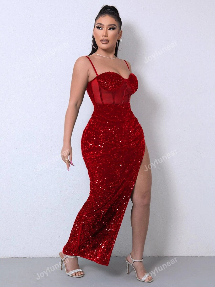 Sequin dress "Sunset Soirée" – Elegant & refined