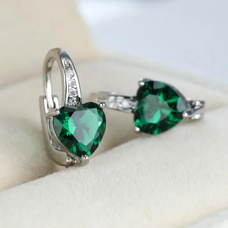 Celestial Green Elegance Earrings