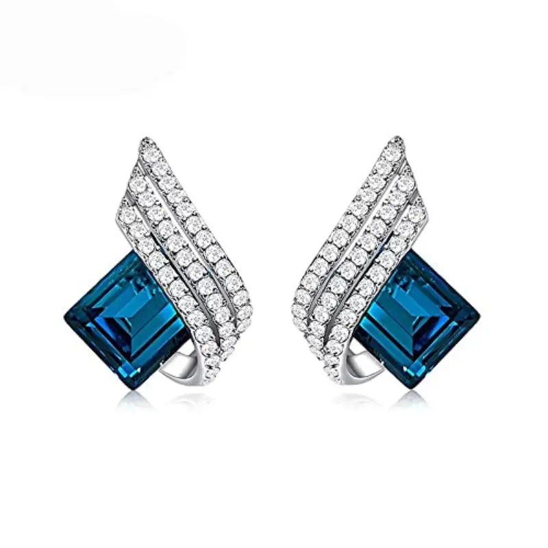 Sunlit Elegance Blue Jewelry Set