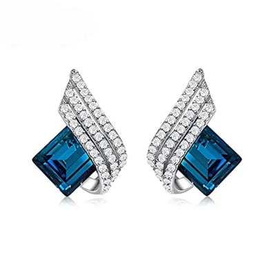 Sunlit Elegance Blue Jewelry Set