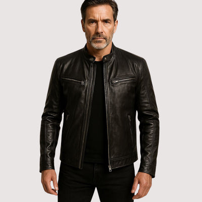 Leather jacket "Weekend Getaway" – Elegant & refined