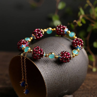 Natural Stone Berries Bracelet "Sunday Picnic" – Natural & stylish
