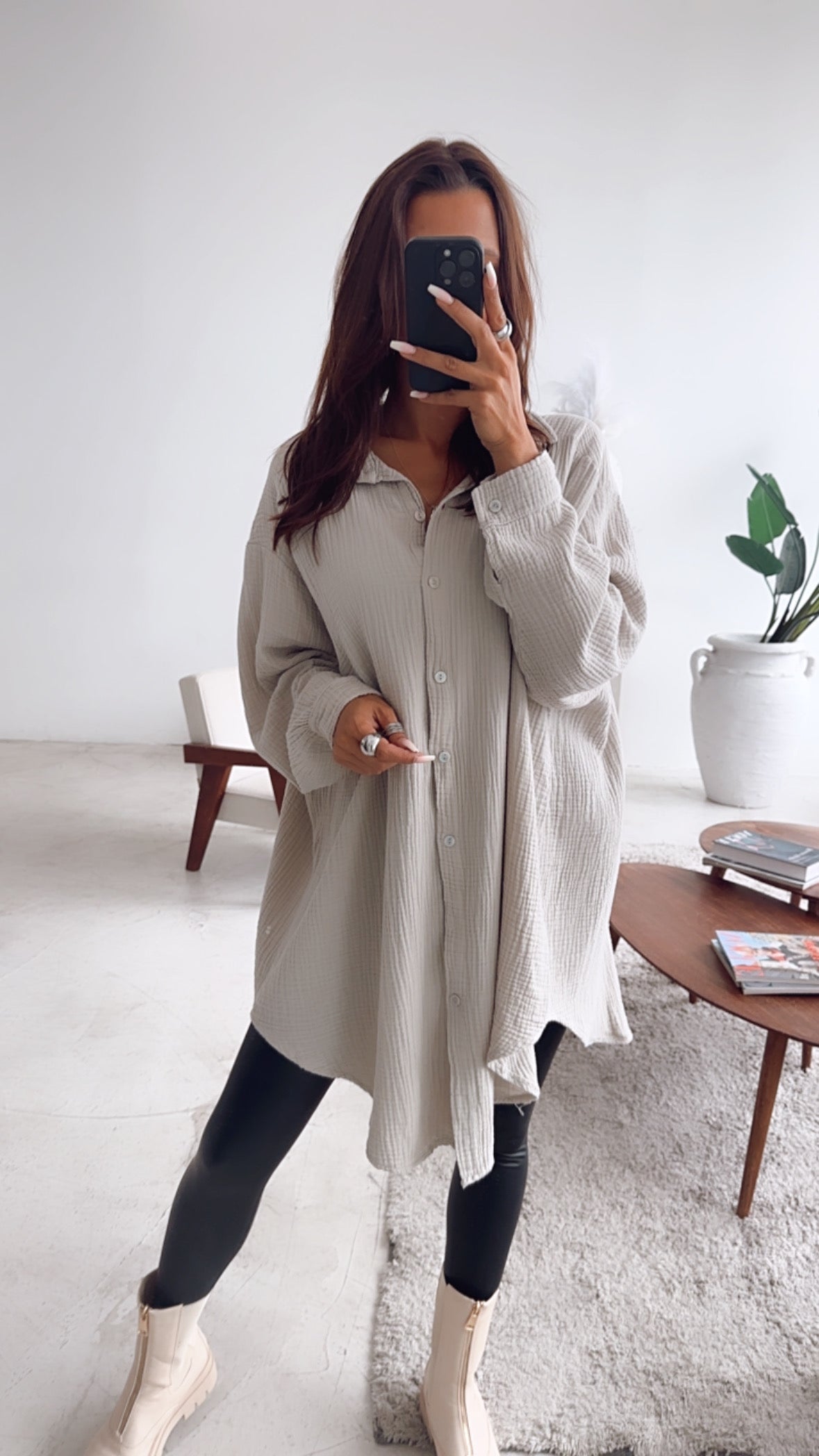 Muslin blouse "City Rooftop" – Soft & sophisticated