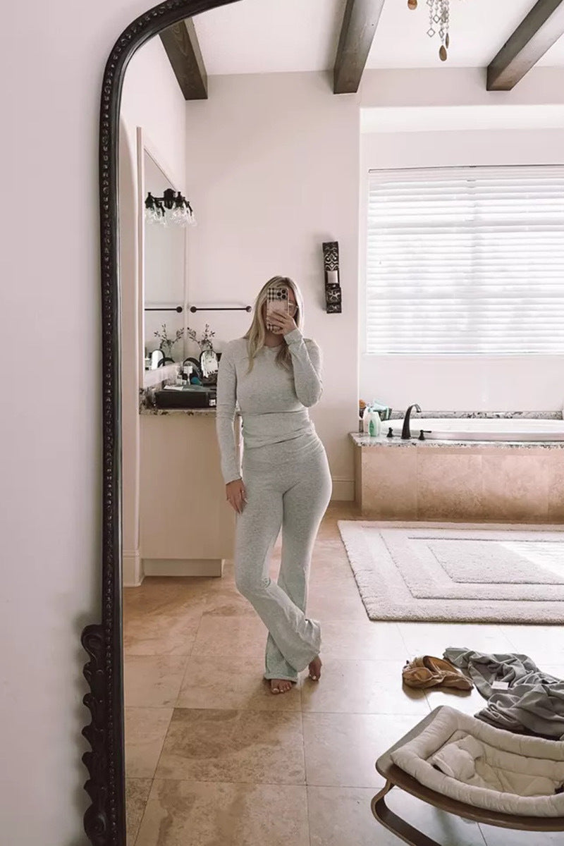 Fitted top and pants set "Weekend Getaway" – Chic & casual