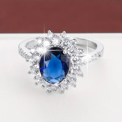 Vionne Luxe Sapphire Gold Ring