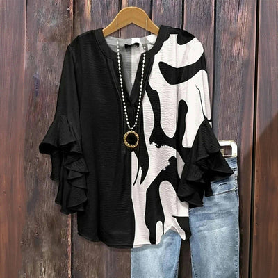 Silk blouse "Sunrise Yoga" – Soft & sophisticated