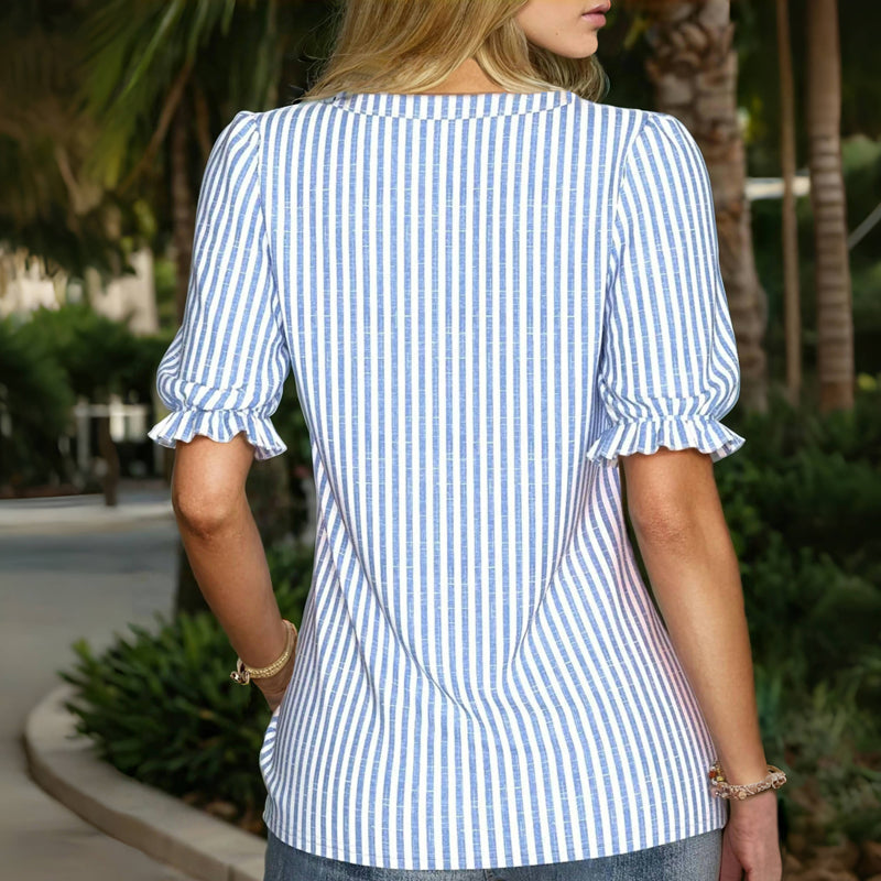 Silk blouse "Morning Coffee" – Timeless & chic