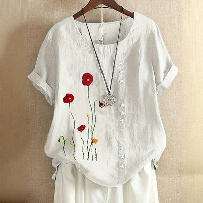 Silk blouse "Morning Coffee" – Soft & sophisticated