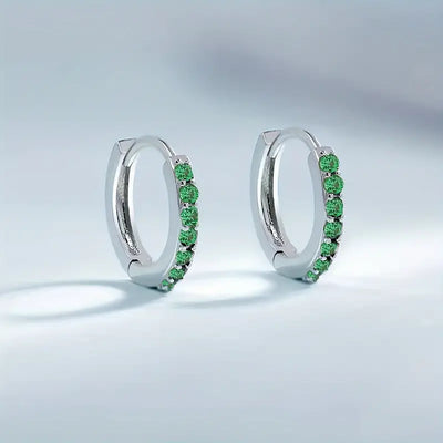 Emerald Chic Gold Drop Earrings