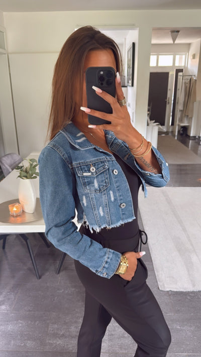 Denim jacket "Weekend Getaway" – Chic & casual