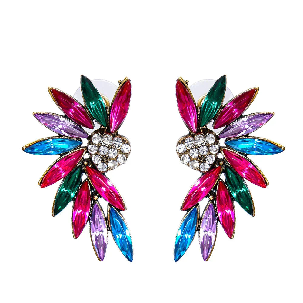 Heart Wings Earrings "Cocktail Hour" – Elegant & refined