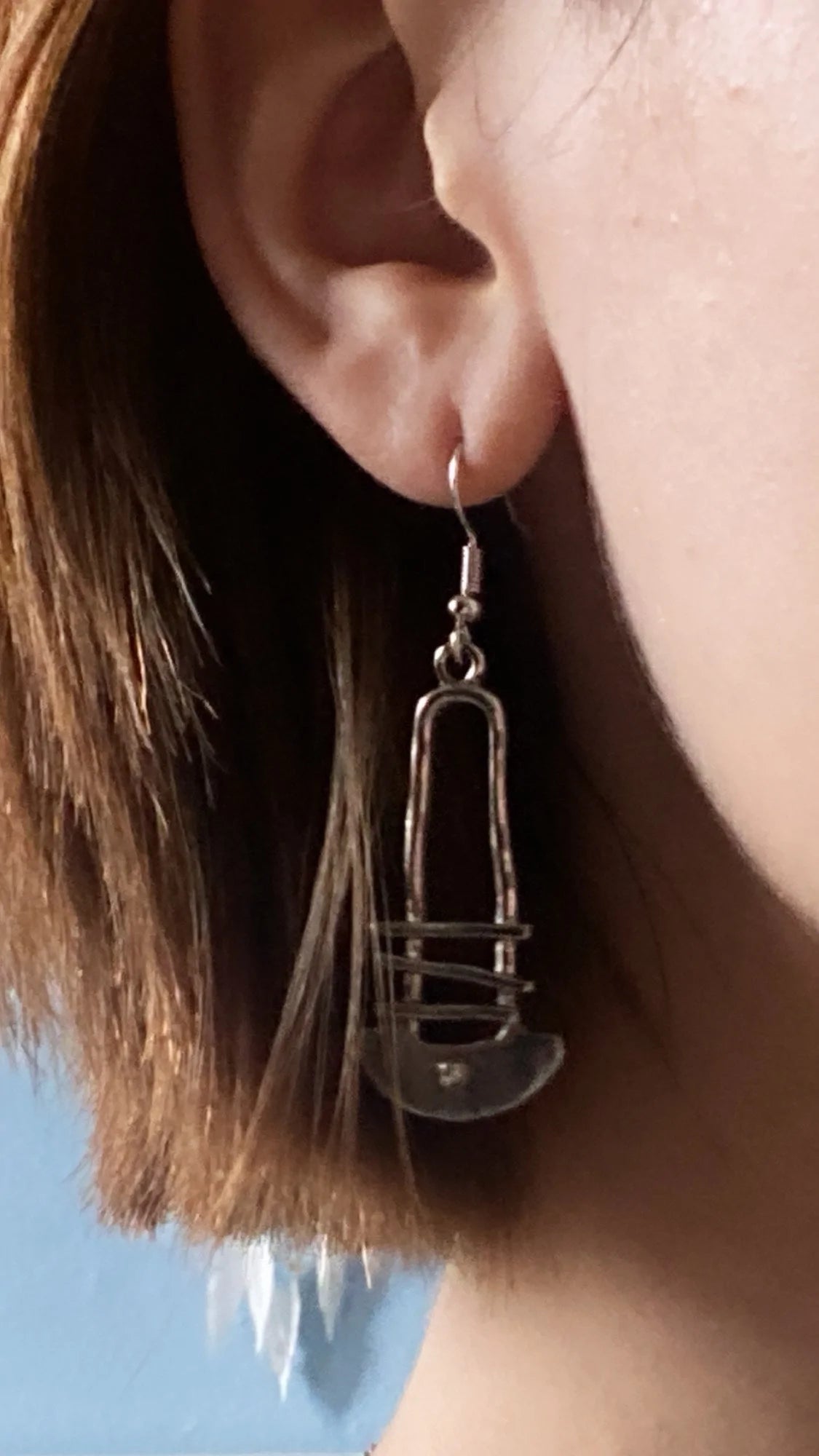 Half Circle Geometric Staircase Earrings "Cocktail Hour" – Elegant & refined