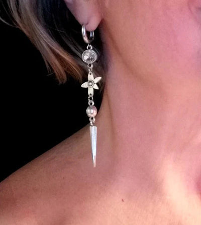 Strass star earring pendant "Cocktail Hour" – Elegant & refined