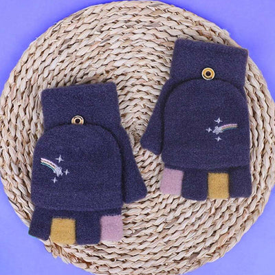 Knitted gloves "Morning Coffee" – Classic & warm