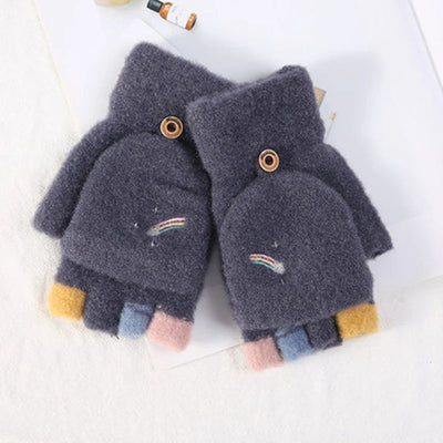 Knitted gloves "Morning Coffee" – Classic & warm