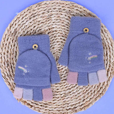 Knitted gloves "Morning Coffee" – Classic & warm