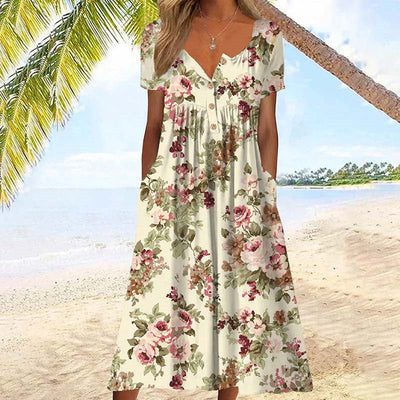 Cotton dress "Garden Party" – Timeless & chic