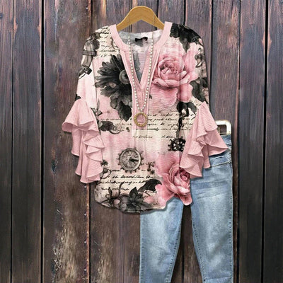 Silk blouse "Garden Party" – Fresh & feminine
