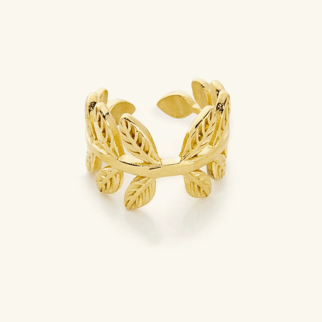 Adjustable butterfly golden ring "Cocktail Hour" – Elegant & refined