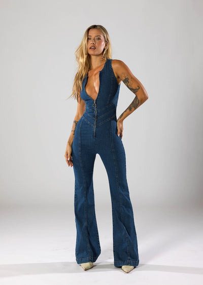Cotton jumpsuit "Weekend Getaway" – Chic & casual