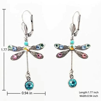 Carved dragonfly earrings "Cocktail Hour" – Elegant & refined