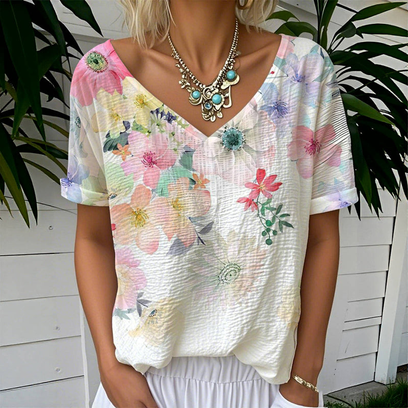 Silk blouse "Morning Coffee" – Soft & sophisticated