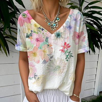 Silk blouse "Morning Coffee" – Soft & sophisticated