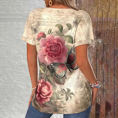 Silk blouse "Garden Party" – Elegant & refined