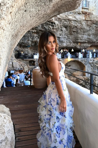 Silk dress "Morning Coffee" – Elegant & refined