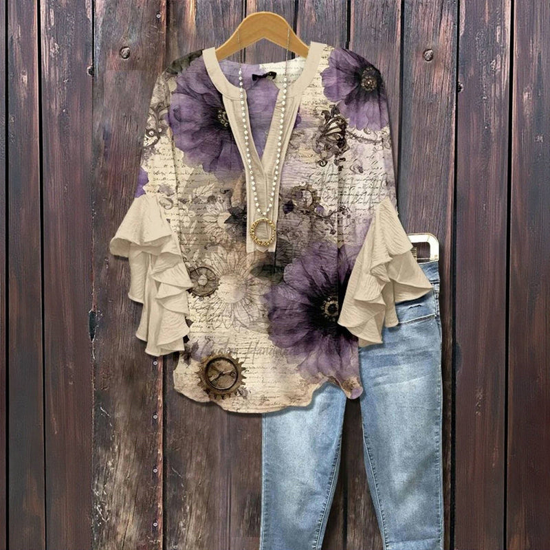 Silk blouse "Garden Party" – Fresh & feminine