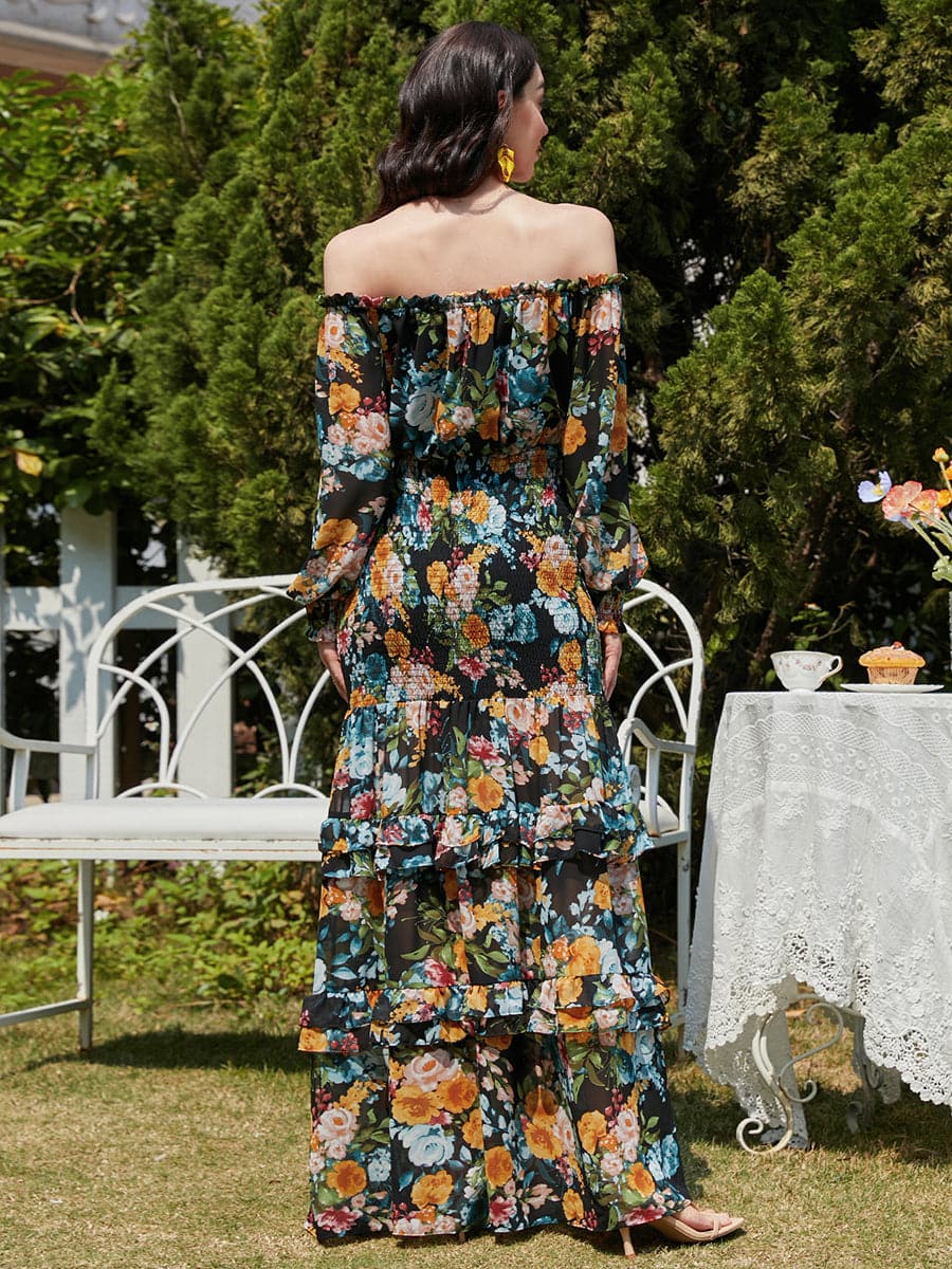 Chiffon dress "Garden Party" – Fresh & feminine
