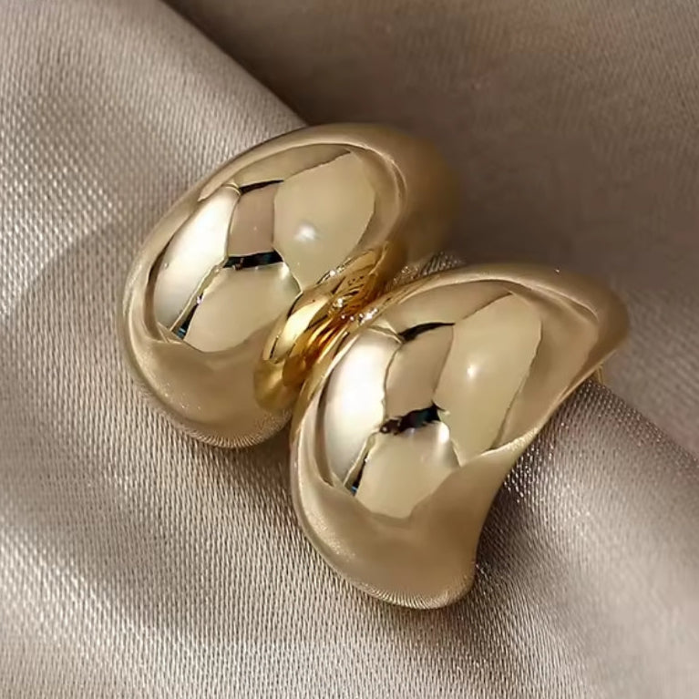 Golden Plated Earrings "Cocktail Hour" – Elegant & refined