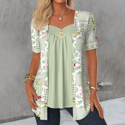 Silk blouse "Morning Coffee" – Timeless & chic