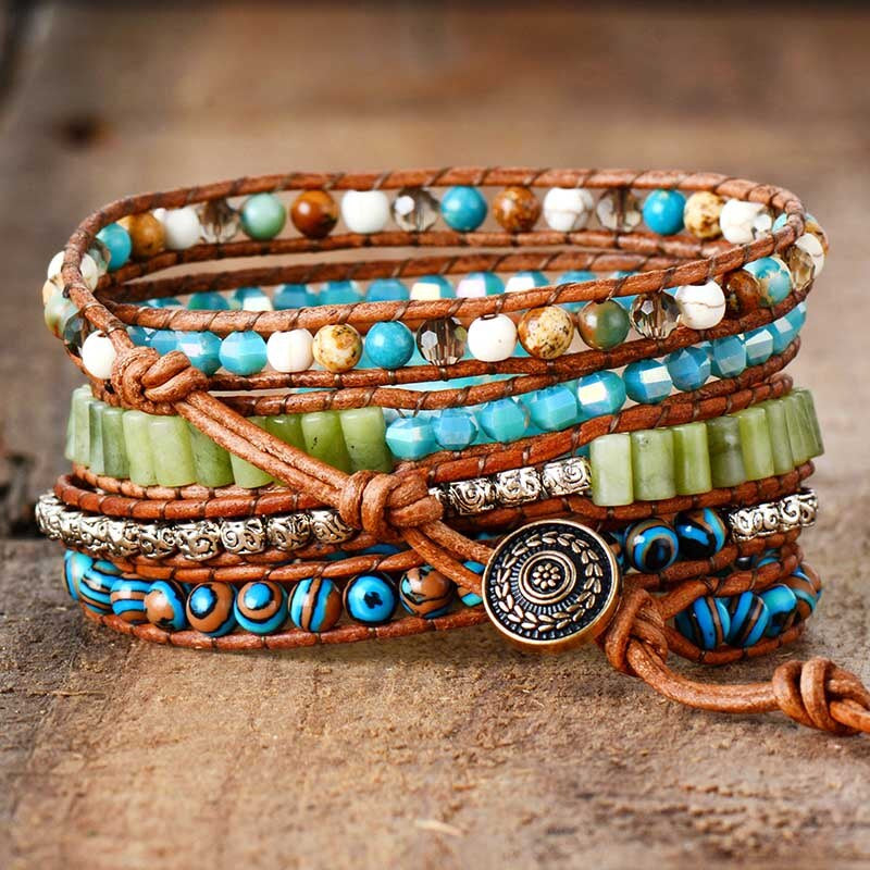 Healing Amazonite Protection Turquoise Bracelet