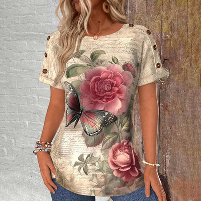 Silk blouse "Garden Party" – Elegant & refined