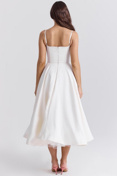 Silk dress "Garden Party" – Elegant & refined