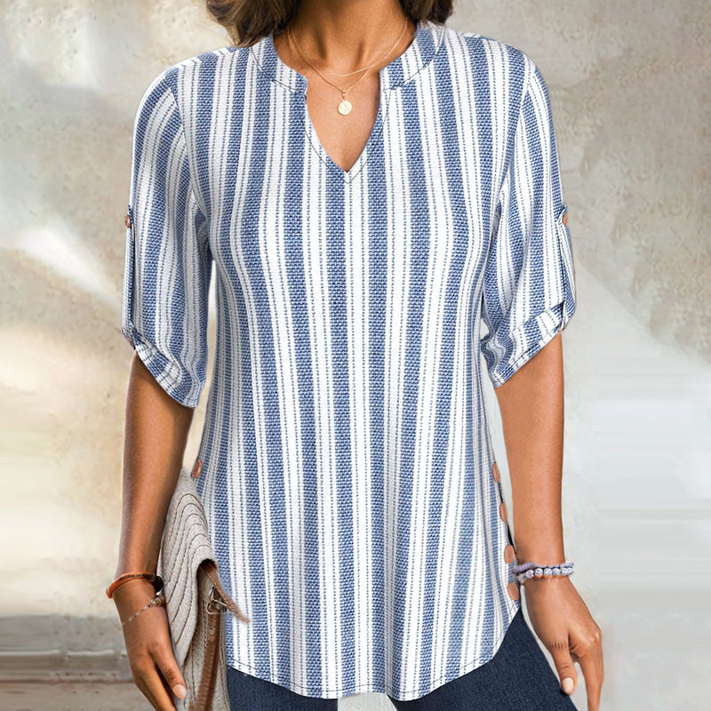 Silk blouse "Market Stroll" – Elegant & refined