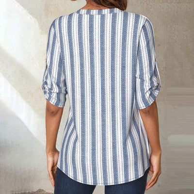 Silk blouse "Market Stroll" – Elegant & refined
